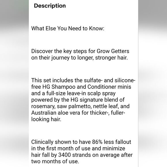 Bondi Boost Grow Getter Gagnante Grandier Aussie Hair Hustle Kit - Picture 9 of 11